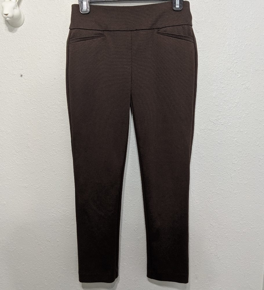 Brown Stretch Pants